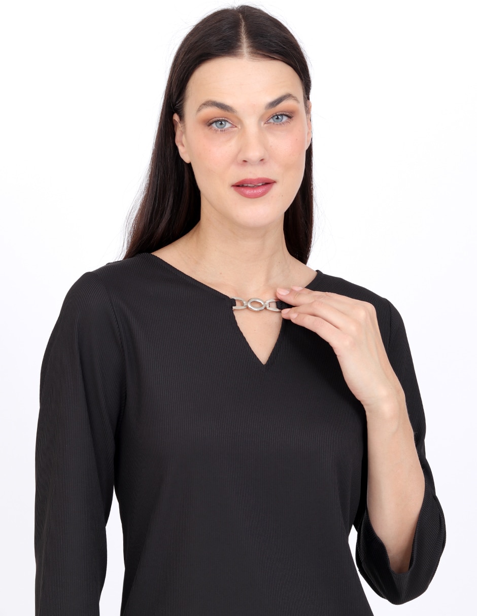 Blusa manga 3/4 para mujer 5