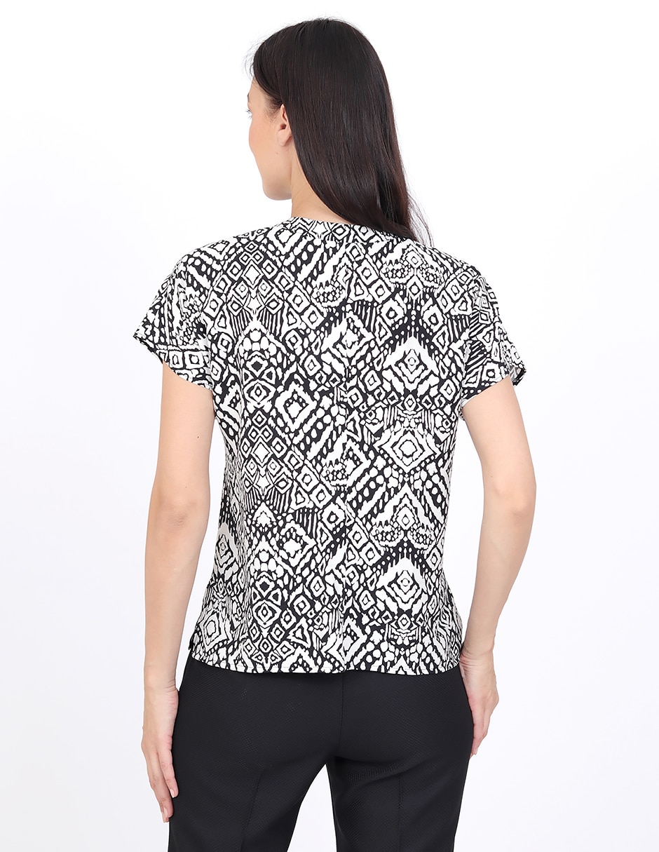 Blusa manga corta para mujer 2