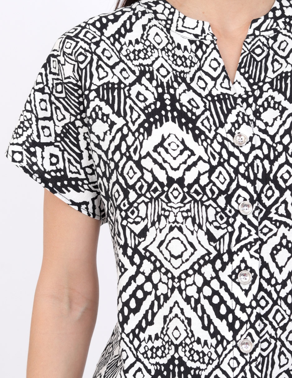 Blusa manga corta para mujer 3