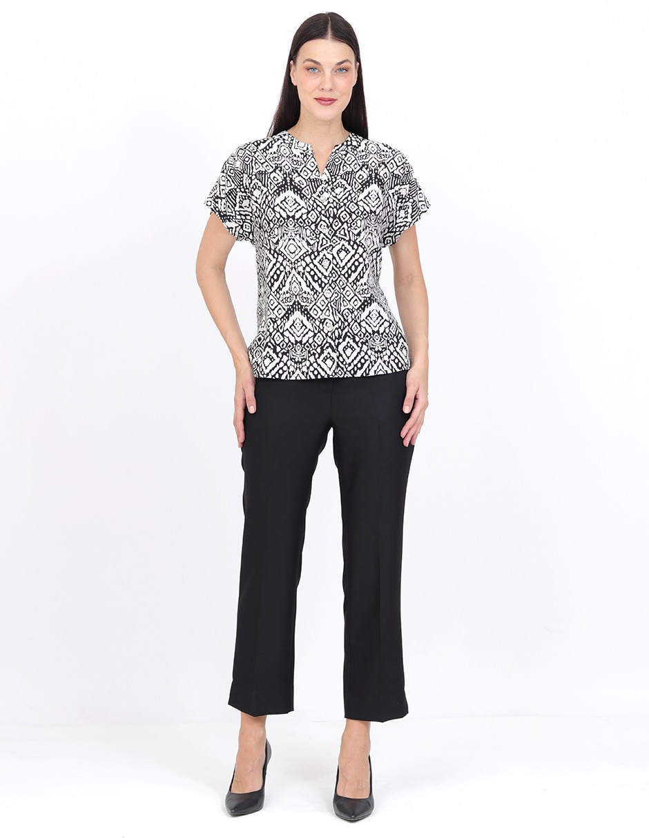 Blusa manga corta para mujer 6