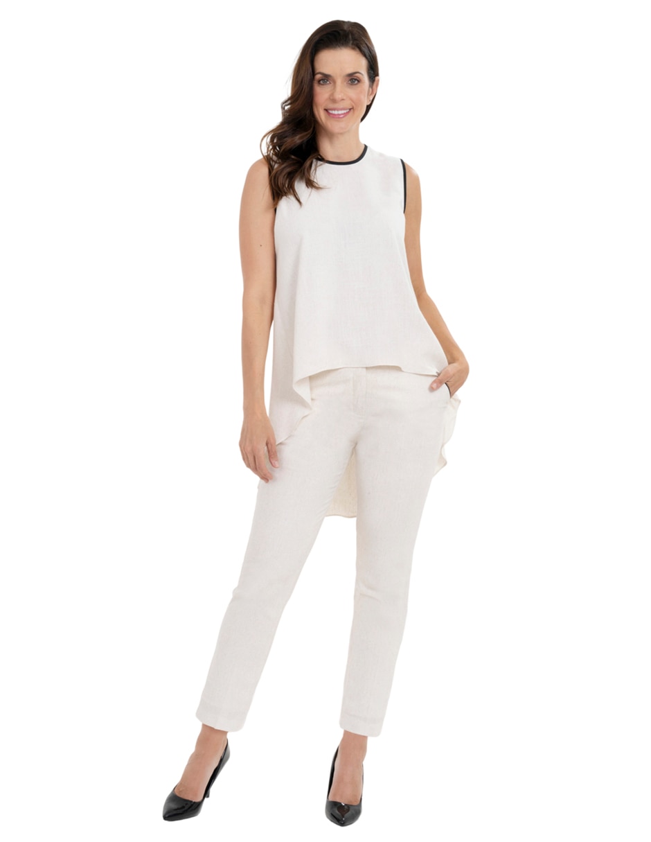 Blusa sin manga para mujer 2
