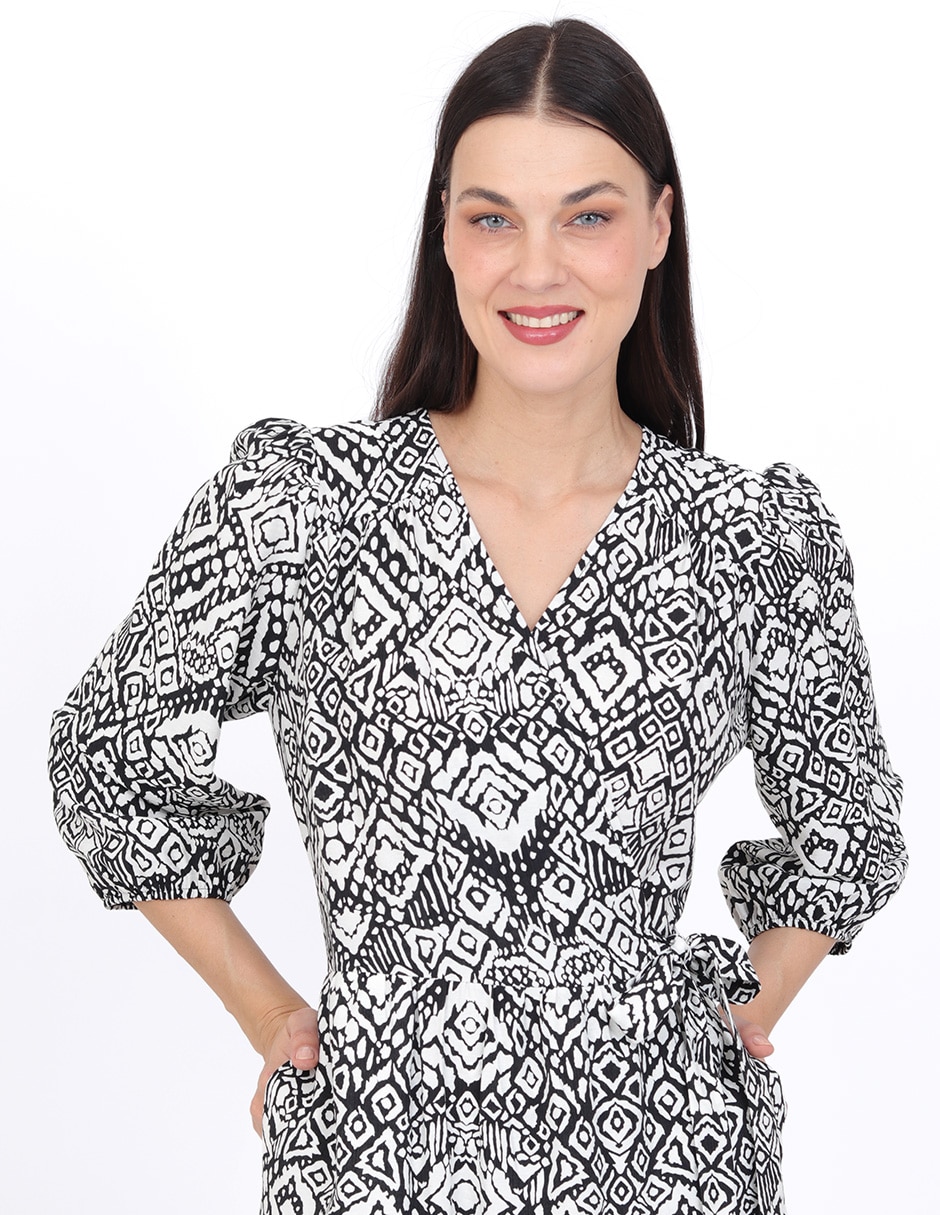 Vestido midi casual grupo bremen para mujer 5