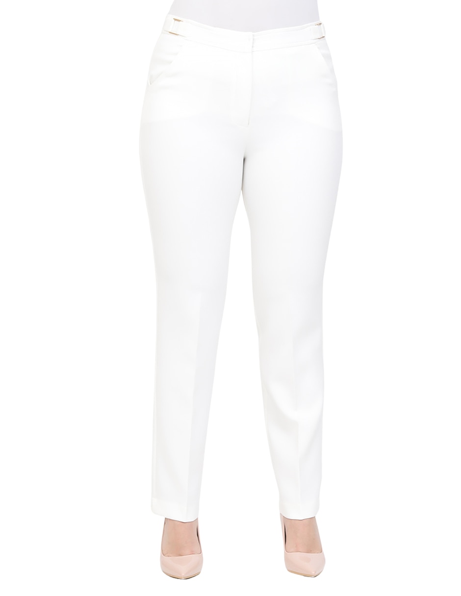 Pantalón regular slim para mujer Pantalón regular slim para mujer