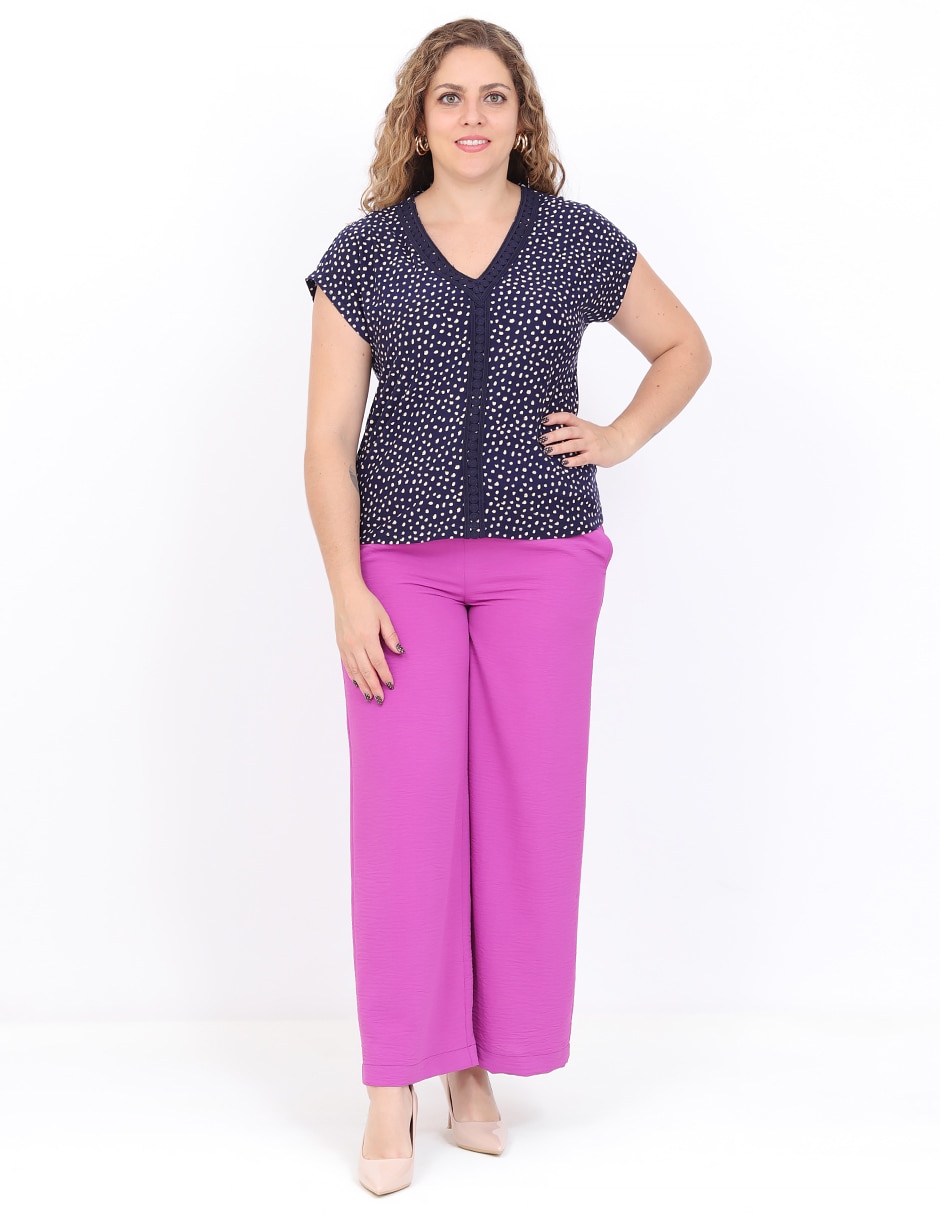 Pantalón regular regular para mujer 4