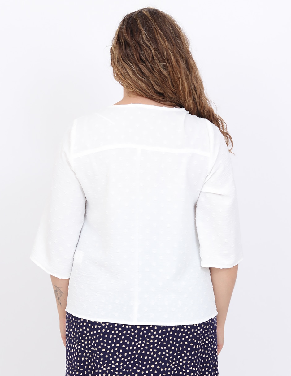Blusa manga 3/4 para mujer 3