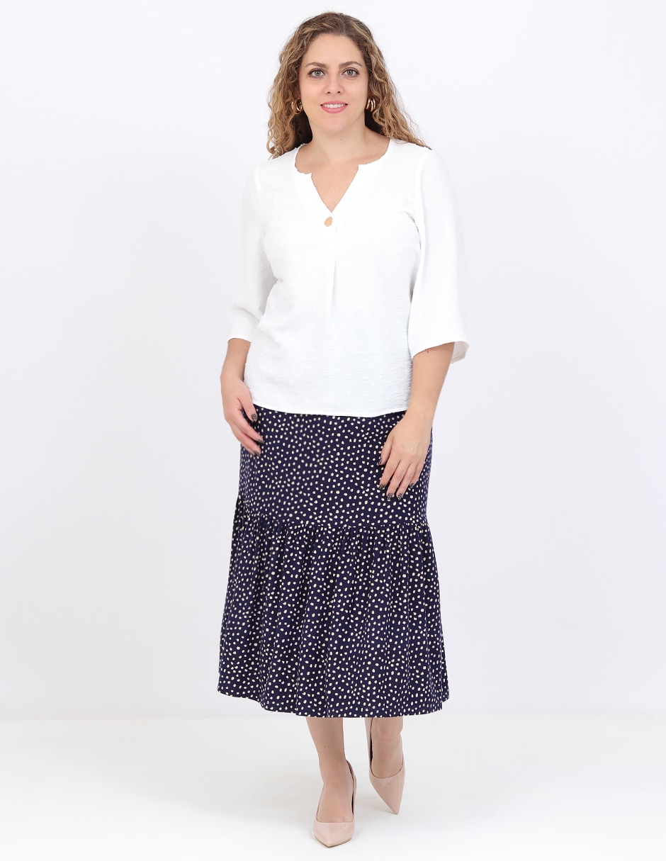 Blusa manga 3/4 para mujer 6