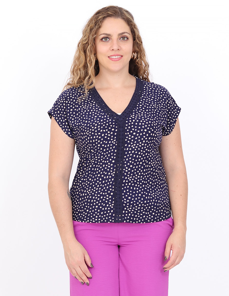 Blusa manga corta para mujer Blusa manga corta para mujer