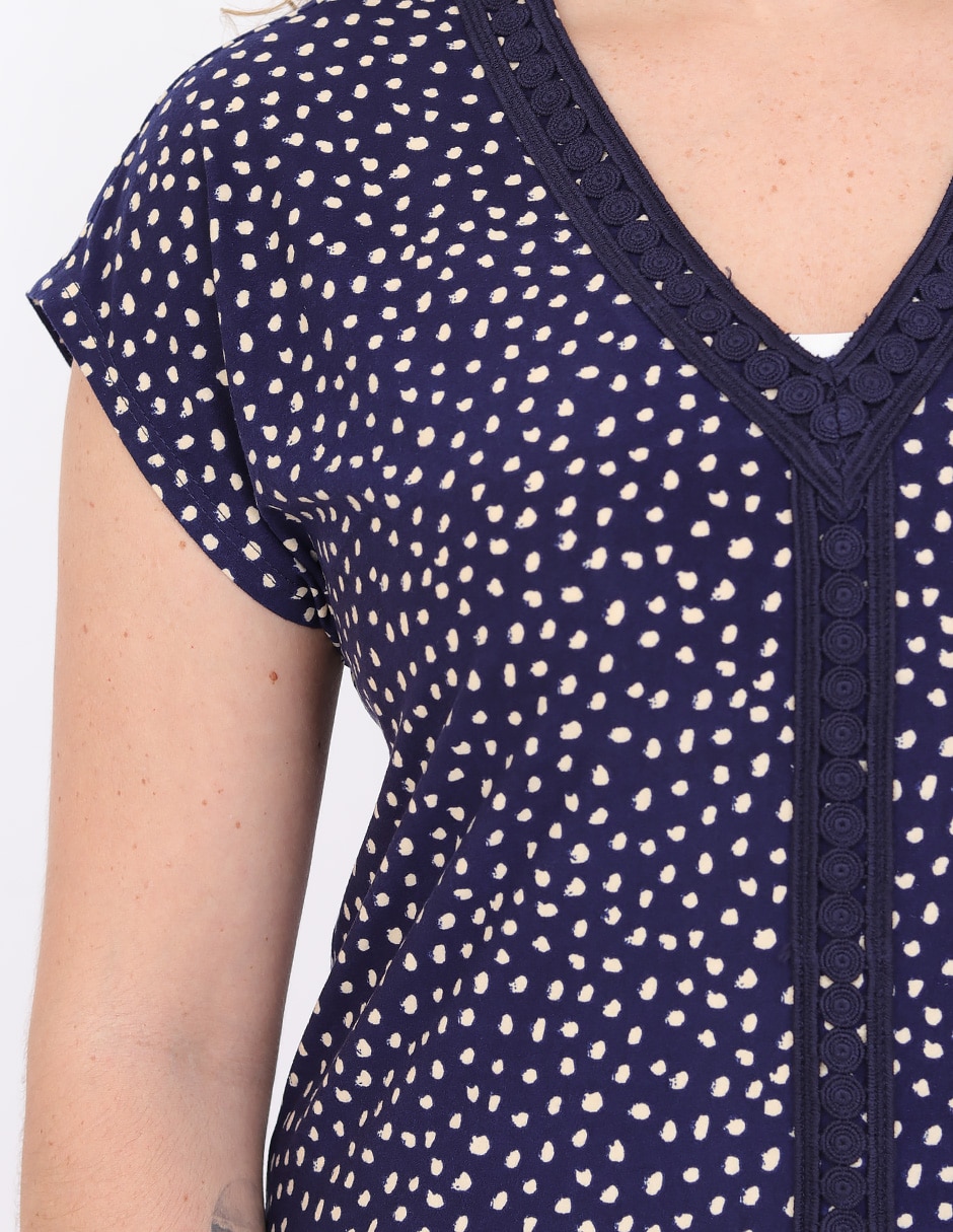 Blusa manga corta para mujer 2