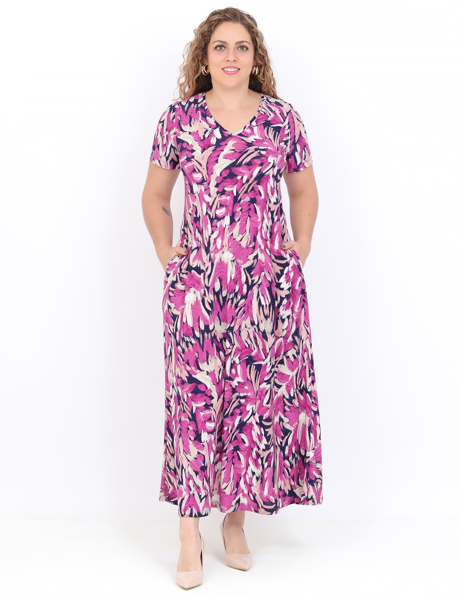 Vestido midi casual grupo baltra para mujer Vestido midi casual grupo baltra para mujer