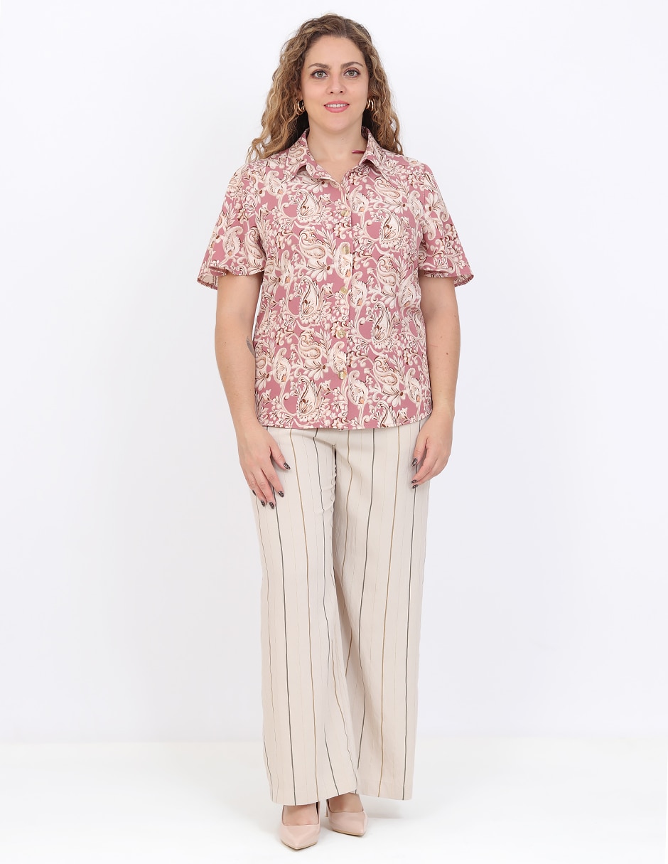 Blusa manga corta para mujer 2