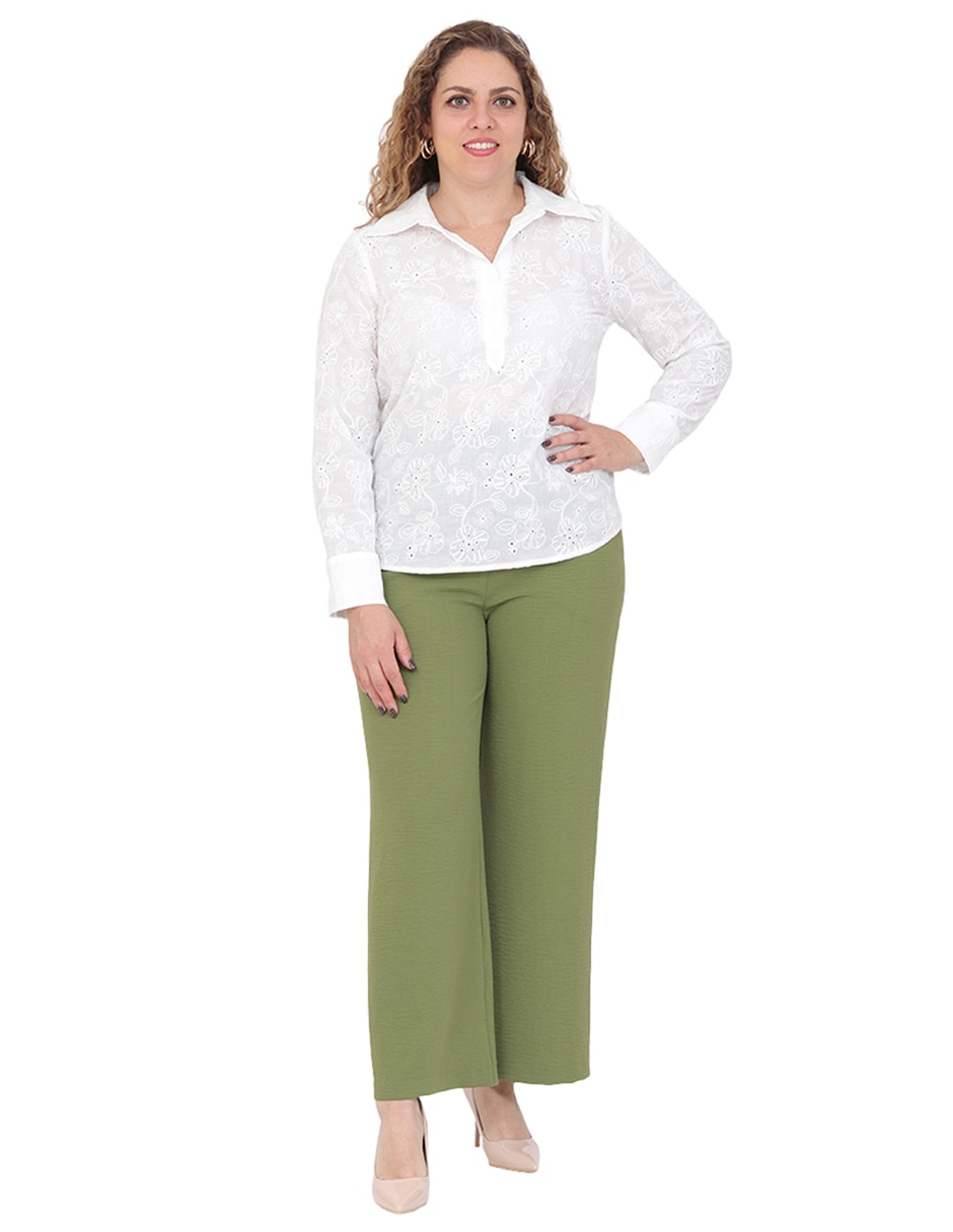 Blusa manga larga para mujer 6