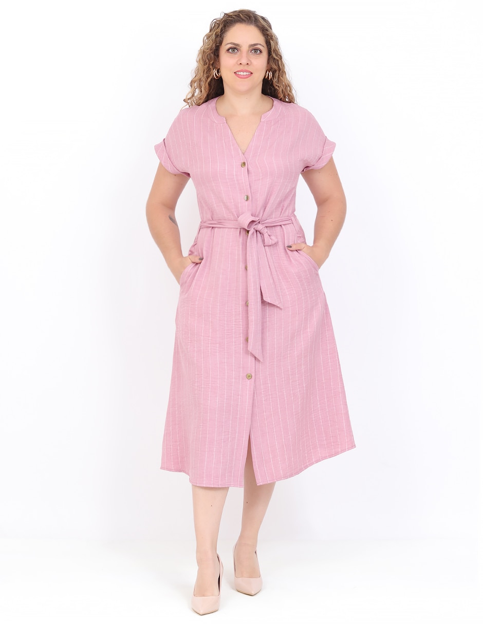 Vestido midi casual grupo loreto para mujer Vestido midi casual grupo loreto para mujer