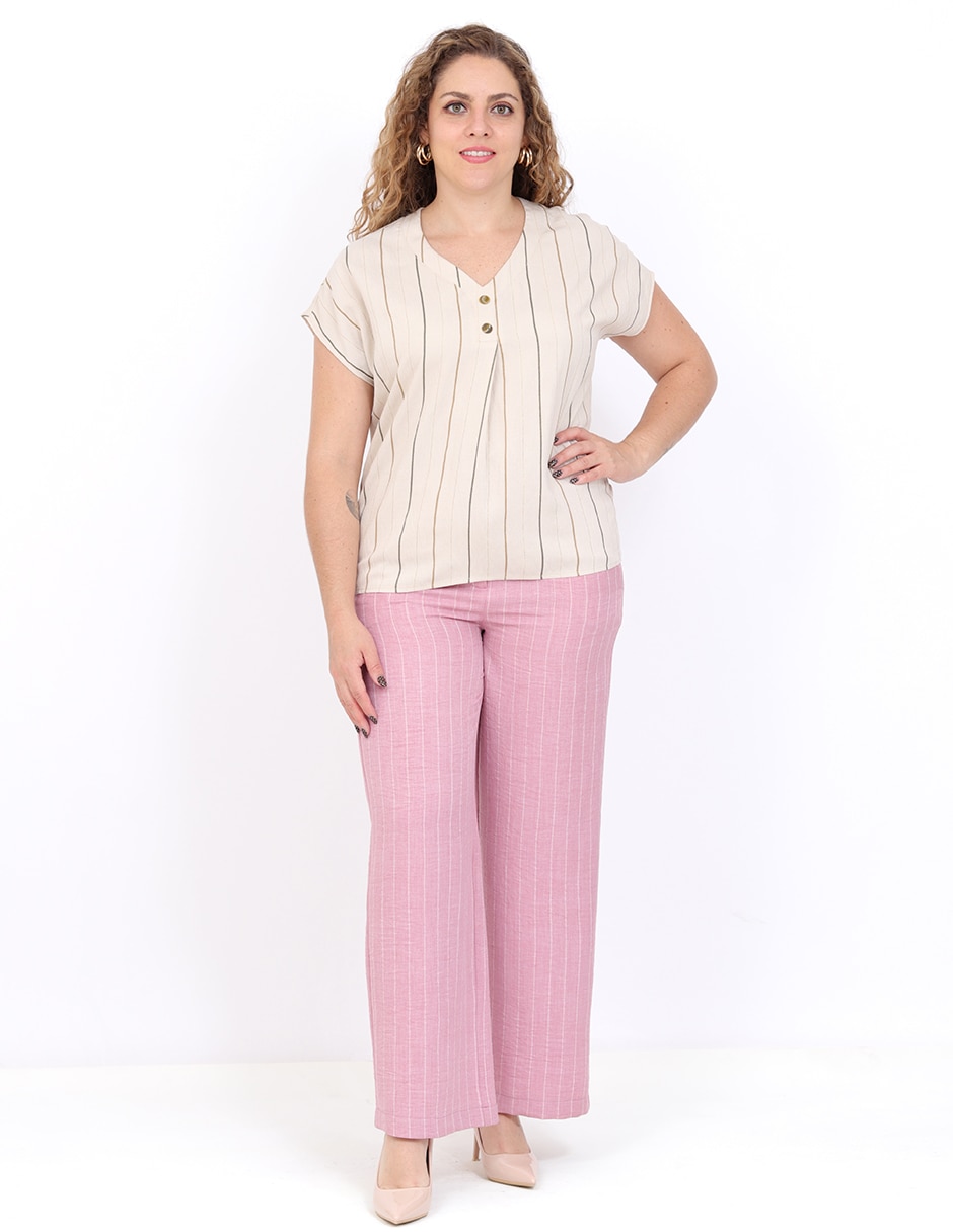 Blusa manga corta para mujer 2