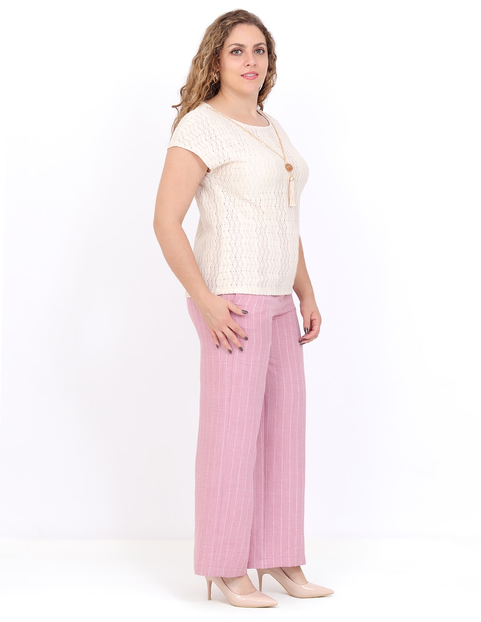 Blusa manga corta para mujer 5