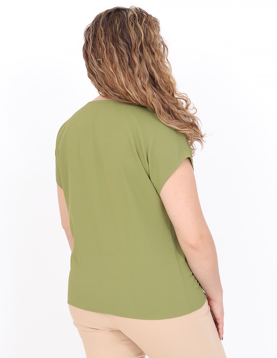 Blusa manga corta para mujer 2