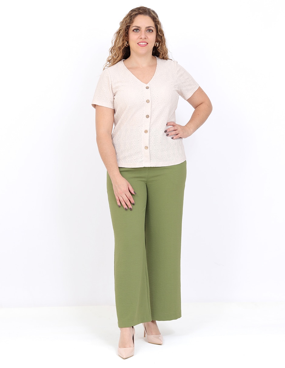 Pantalón regular slim para mujer 3