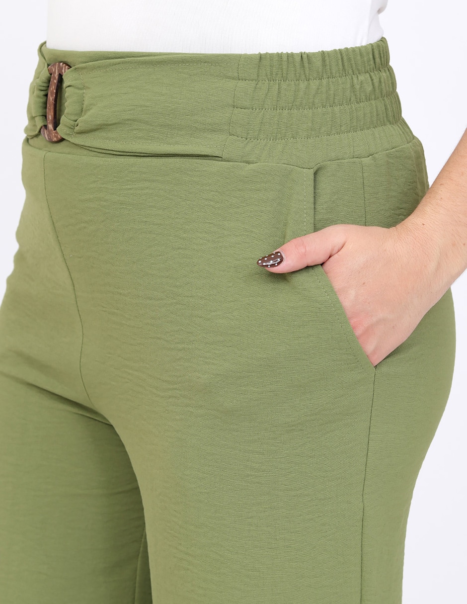 Pantalón regular slim para mujer 4