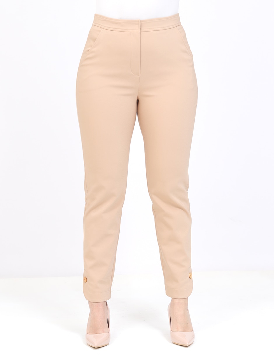Pantalón de vestir slim para mujer