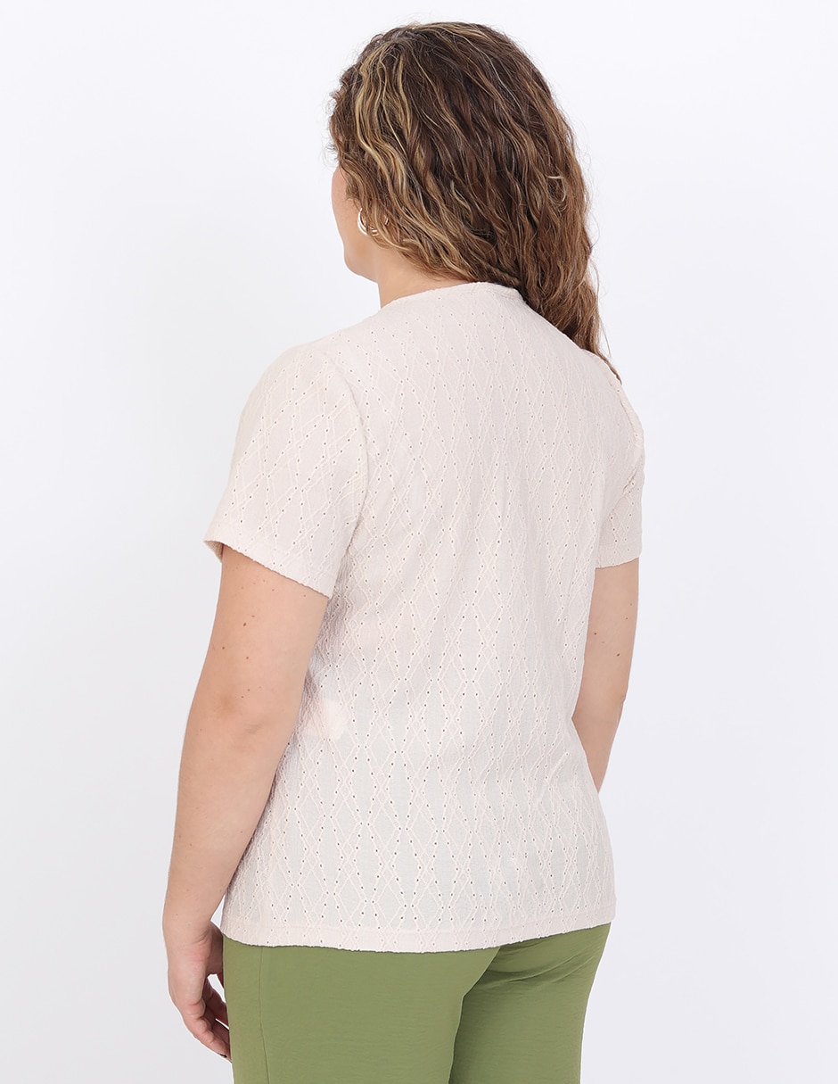 Blusa manga corta para mujer 2