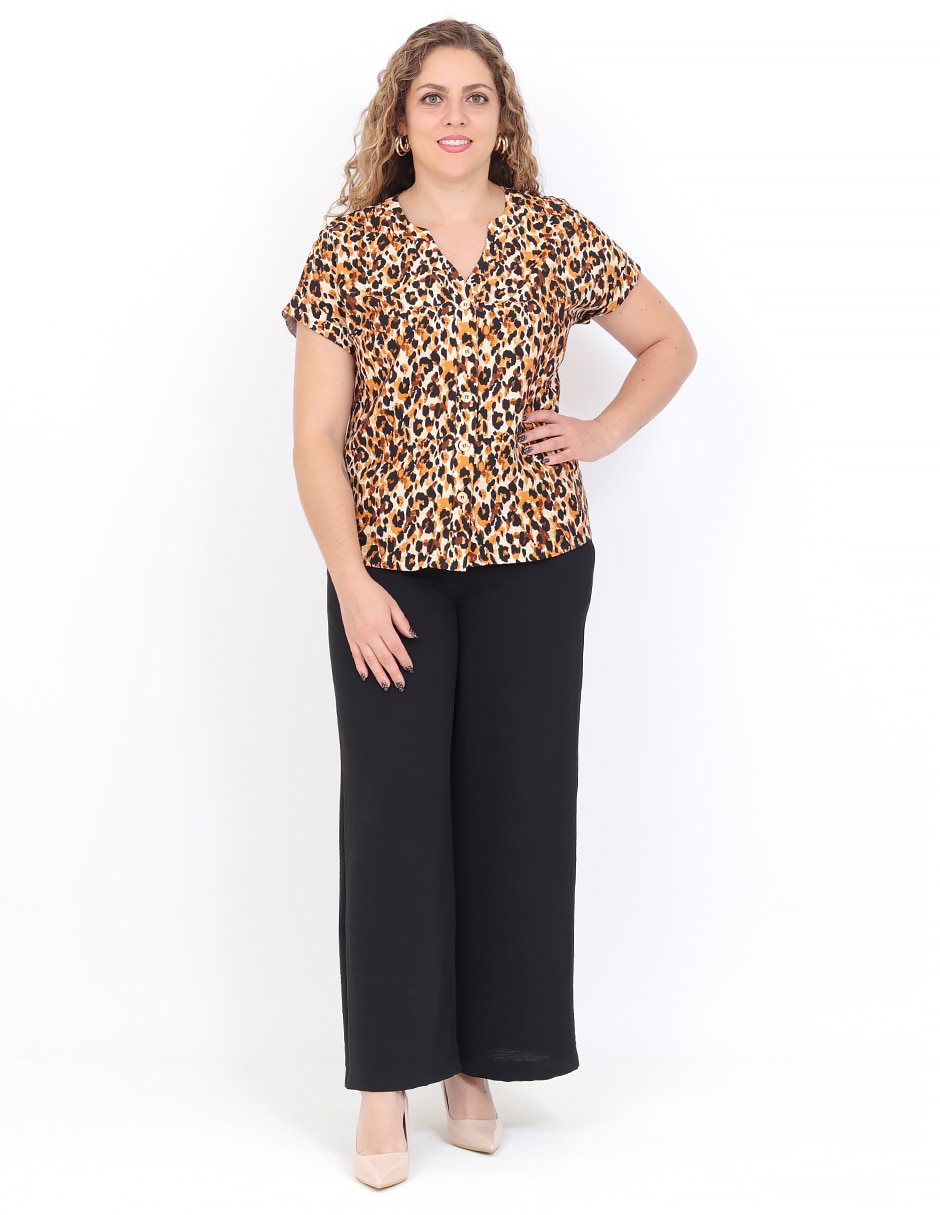 Blusa manga corta para mujer 2