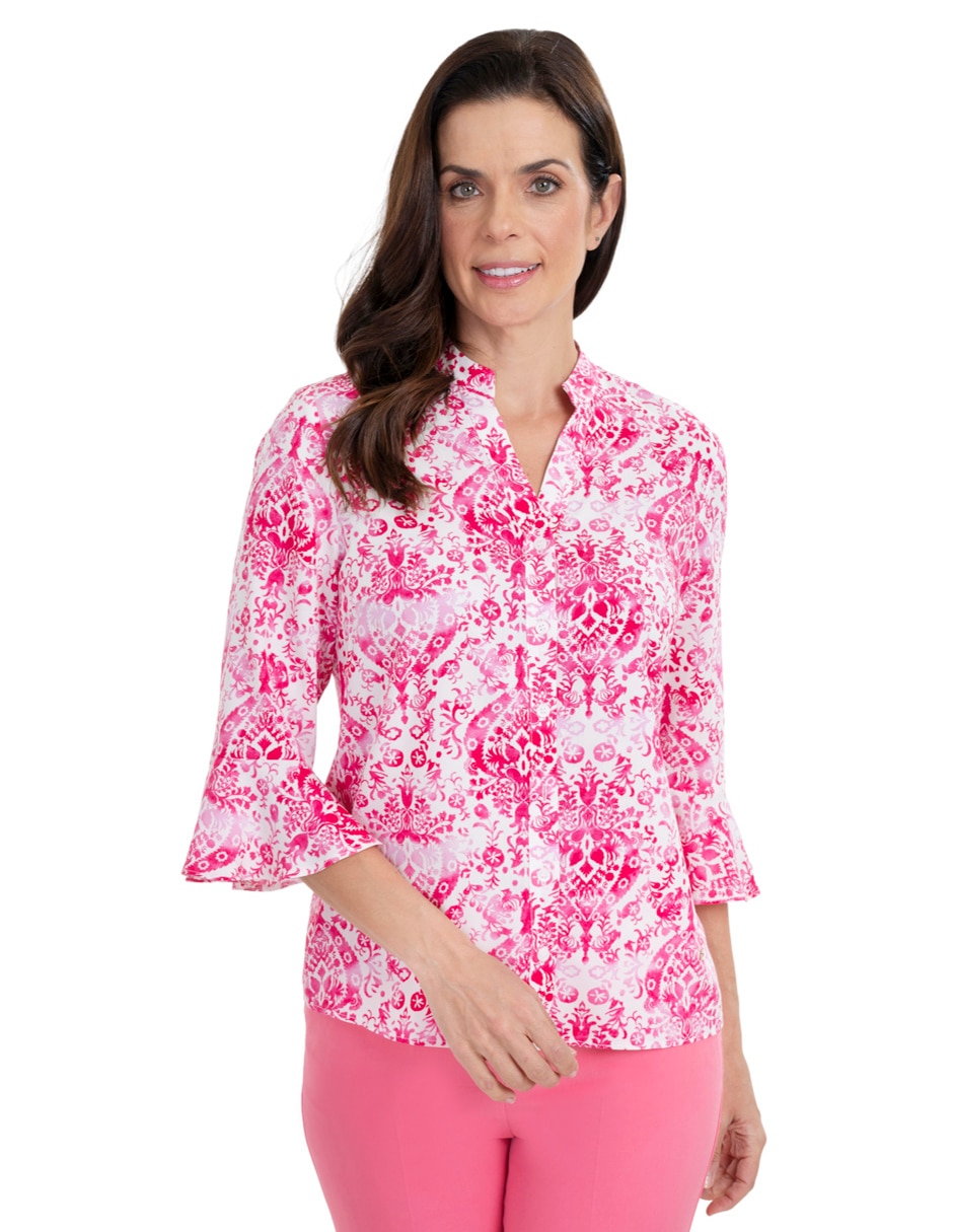 Blusa manga 3/4 para mujer