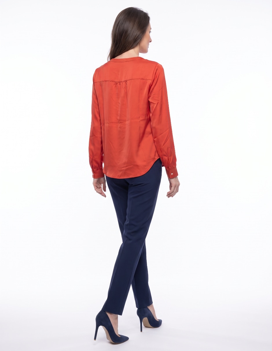 Blusa manga larga para mujer 2
