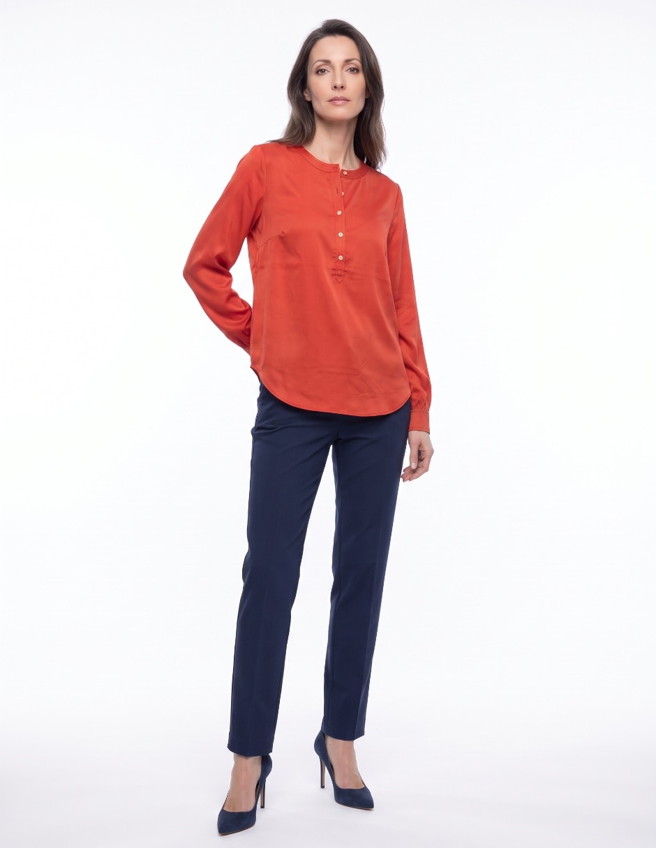 Blusa manga larga para mujer 3