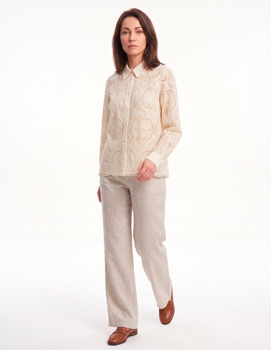 Blusa manga larga para mujer 3