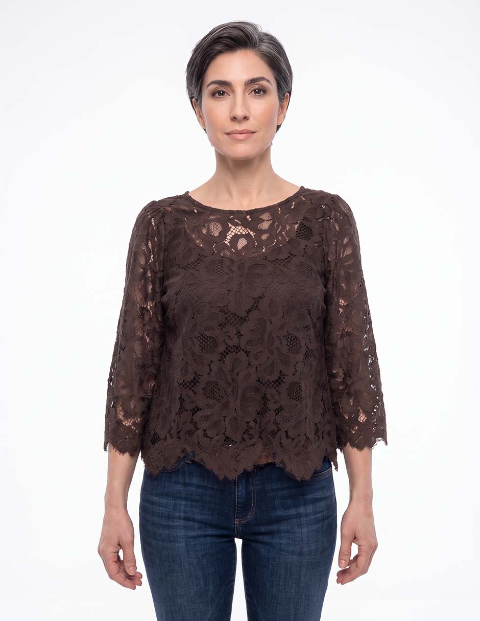 Blusa manga 3/4 para mujer 1