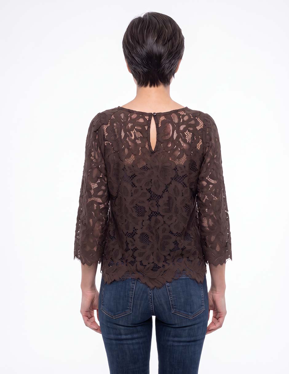 Blusa manga 3/4 para mujer 4