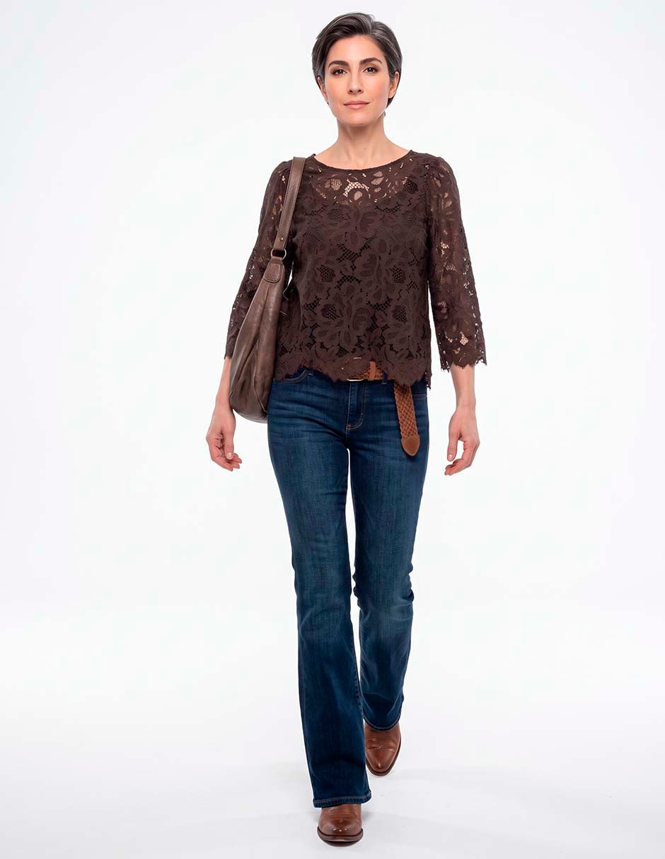 Blusa manga 3/4 para mujer 3