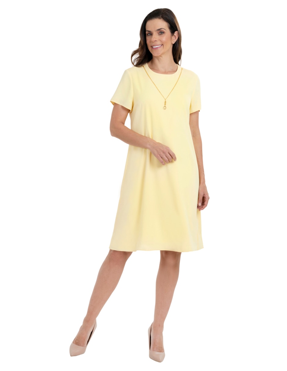 Vestido a la rodilla casual para mujer 4