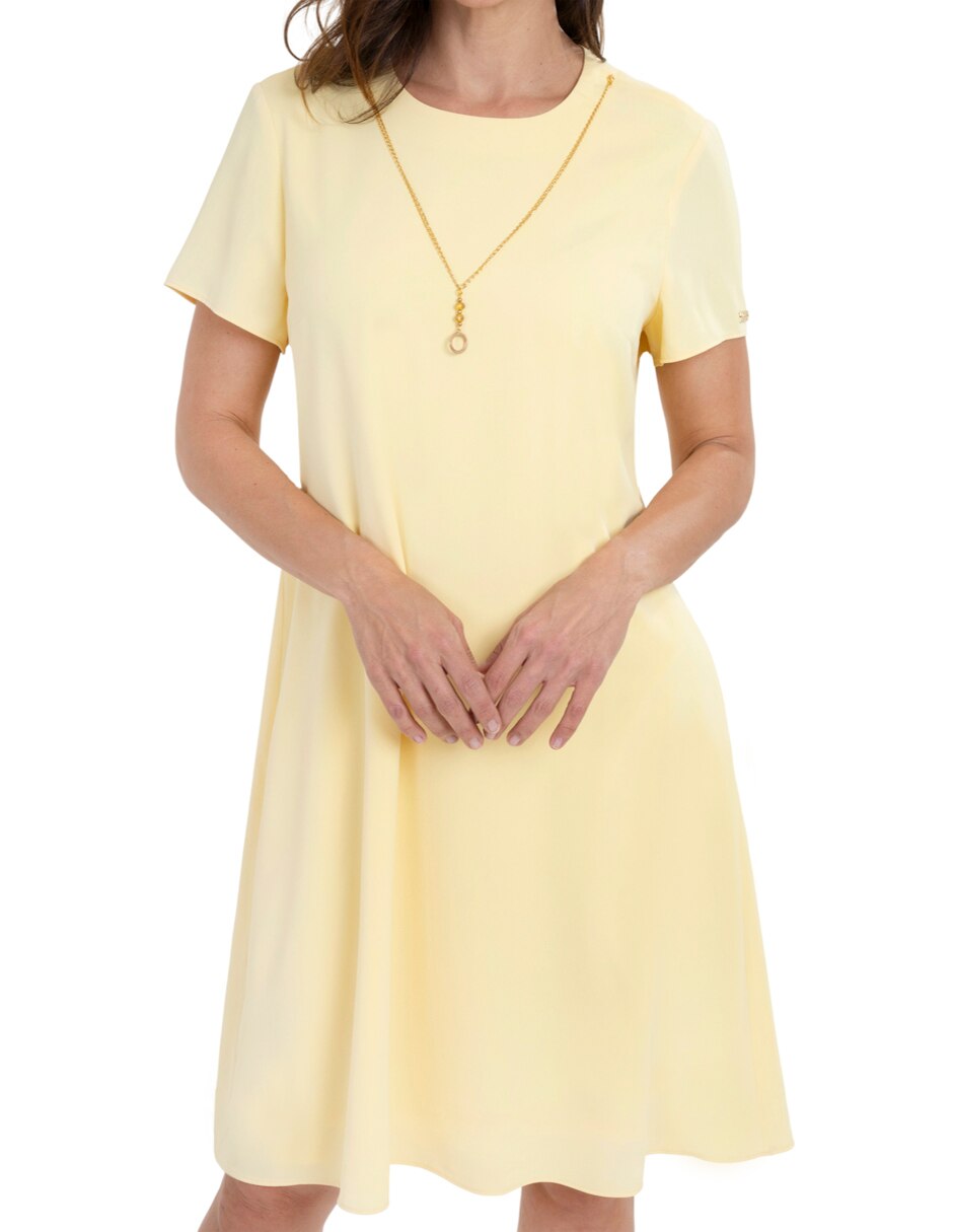 Vestido a la rodilla casual para mujer 2