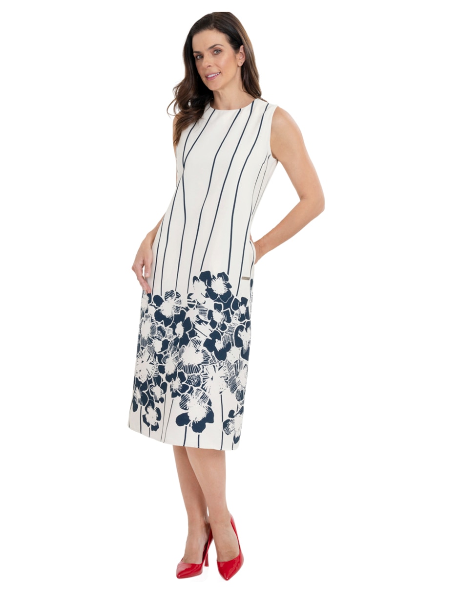 Vestido midi casual para mujer