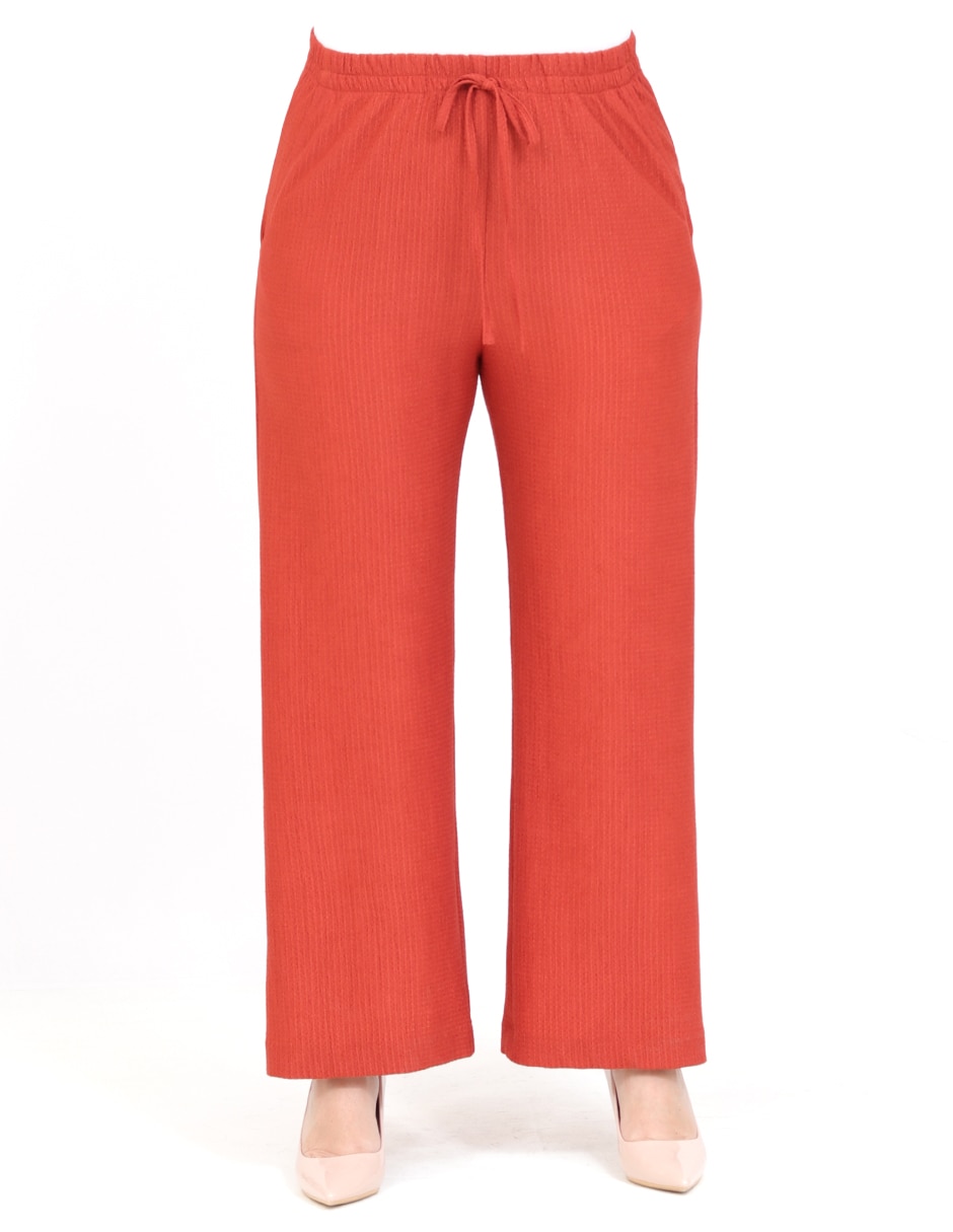 Pantalón regular slim para mujer