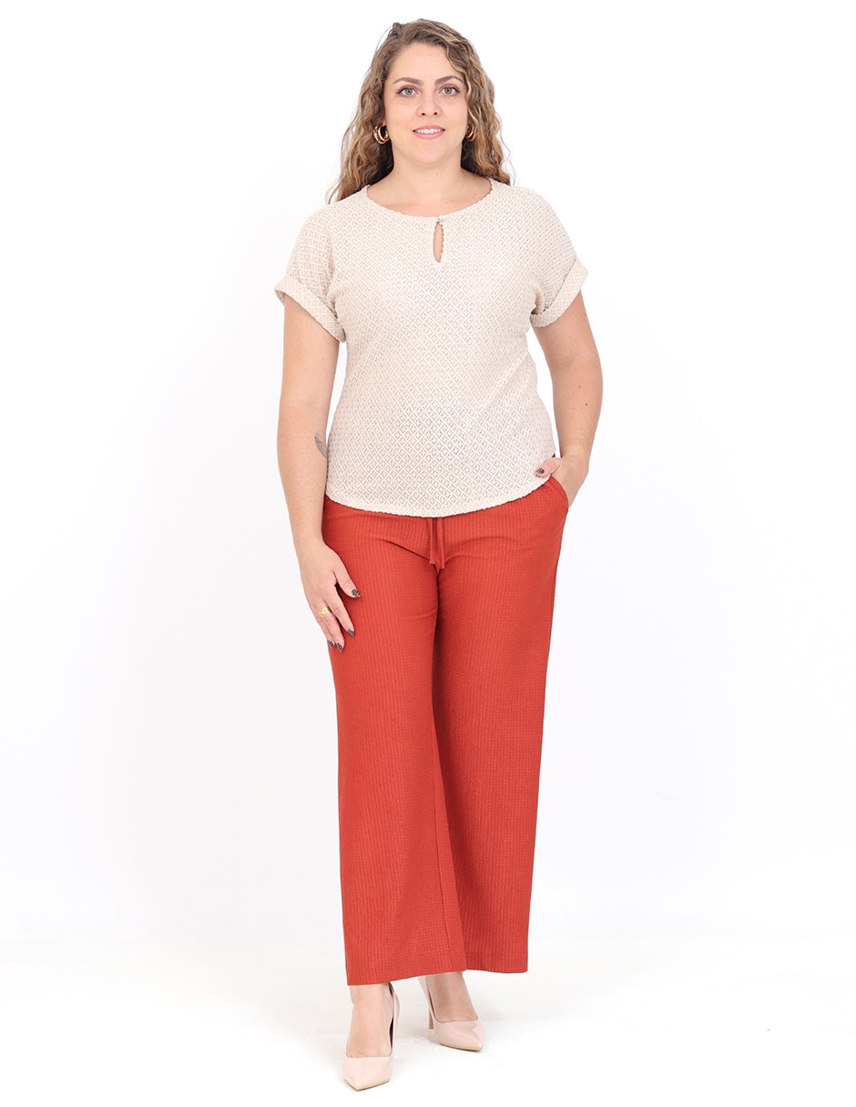 Pantalón regular slim para mujer 3