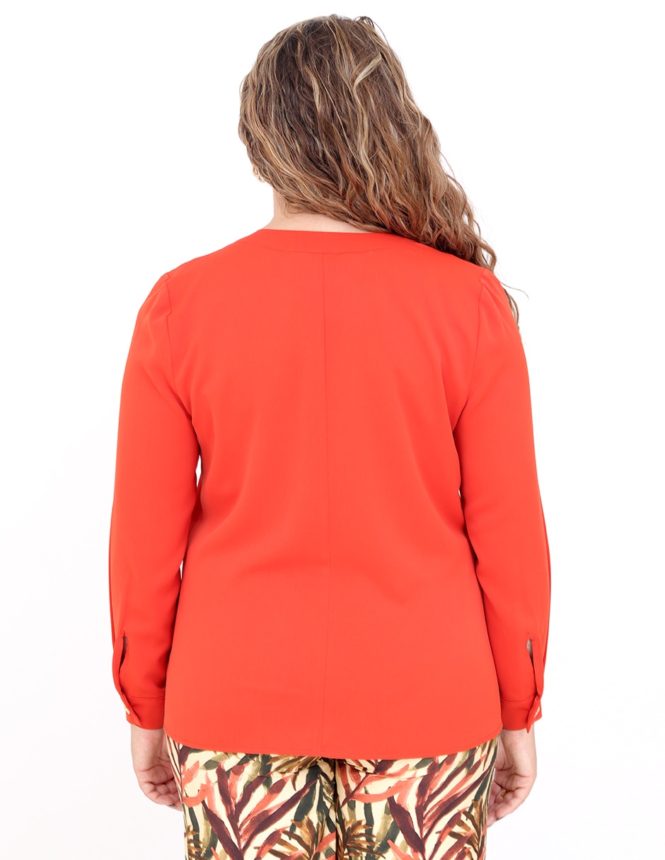 Blusa manga corta para mujer 6