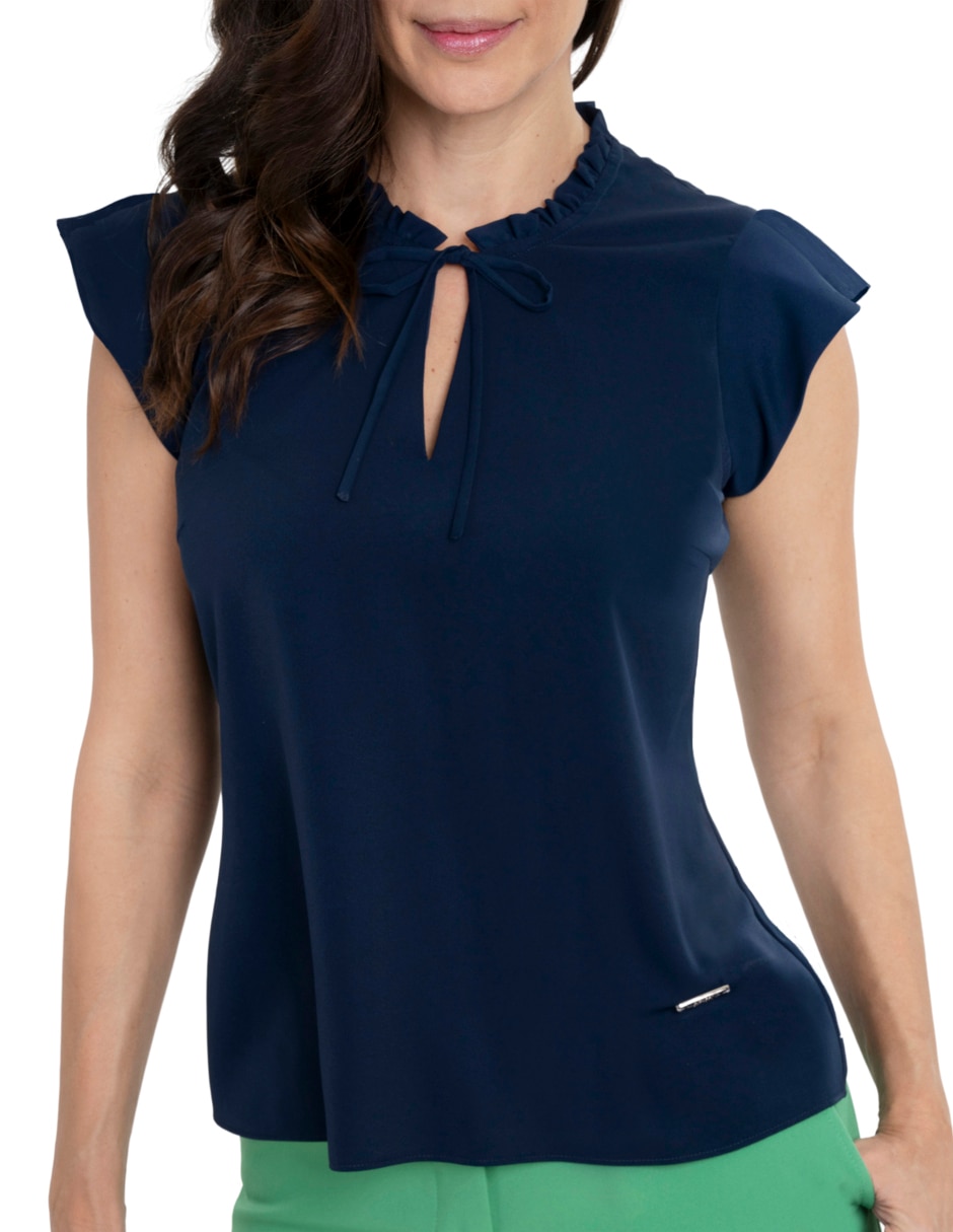 Blusa manga corta para mujer 3