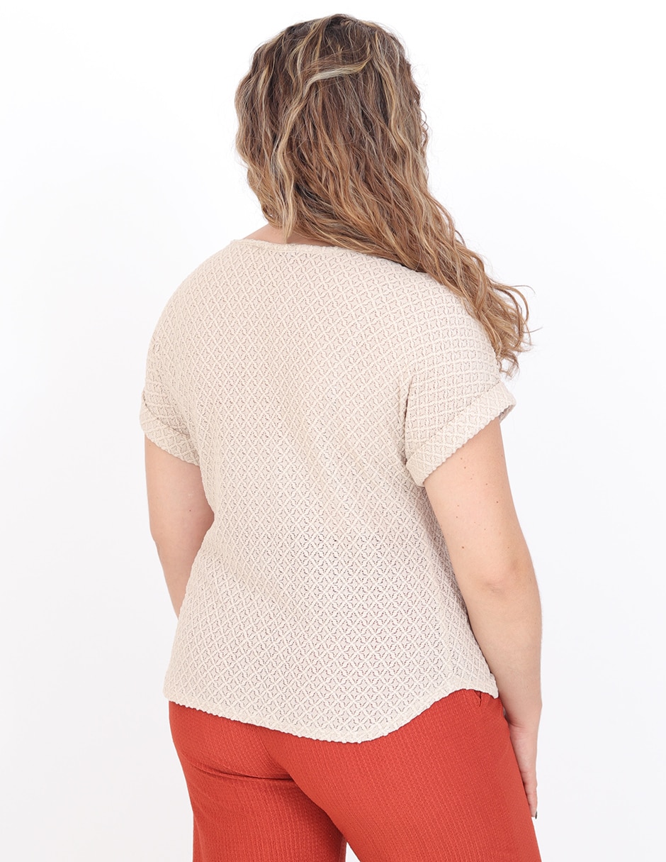 Blusa manga corta para mujer 2