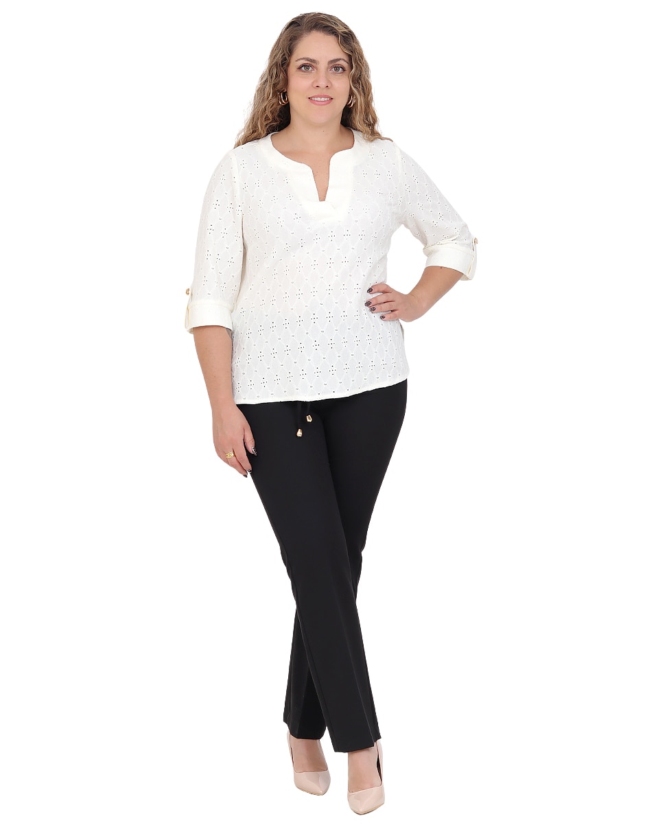 Blusa manga 3/4 para mujer 3