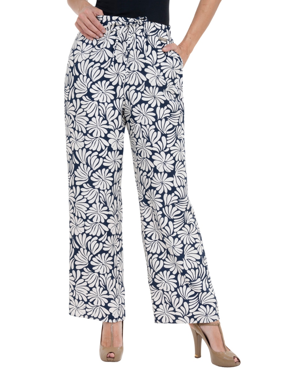Pantalón relaxed amplio para mujer