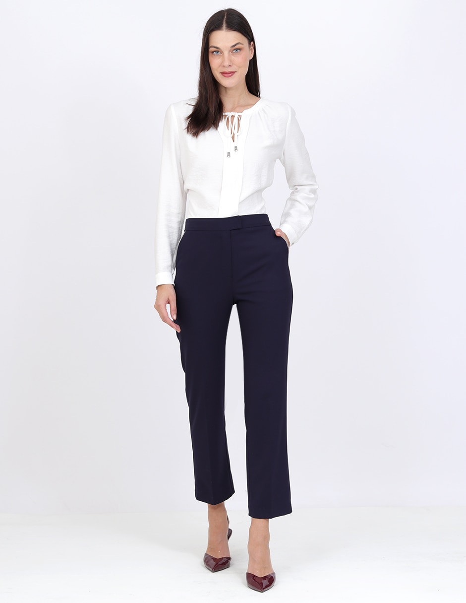 Pantalón de vestir regular para mujer 4