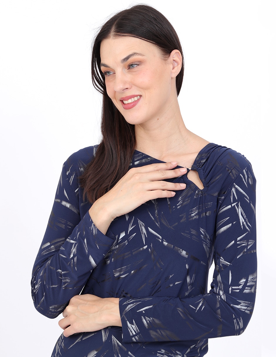 Blusa manga larga para mujer 4
