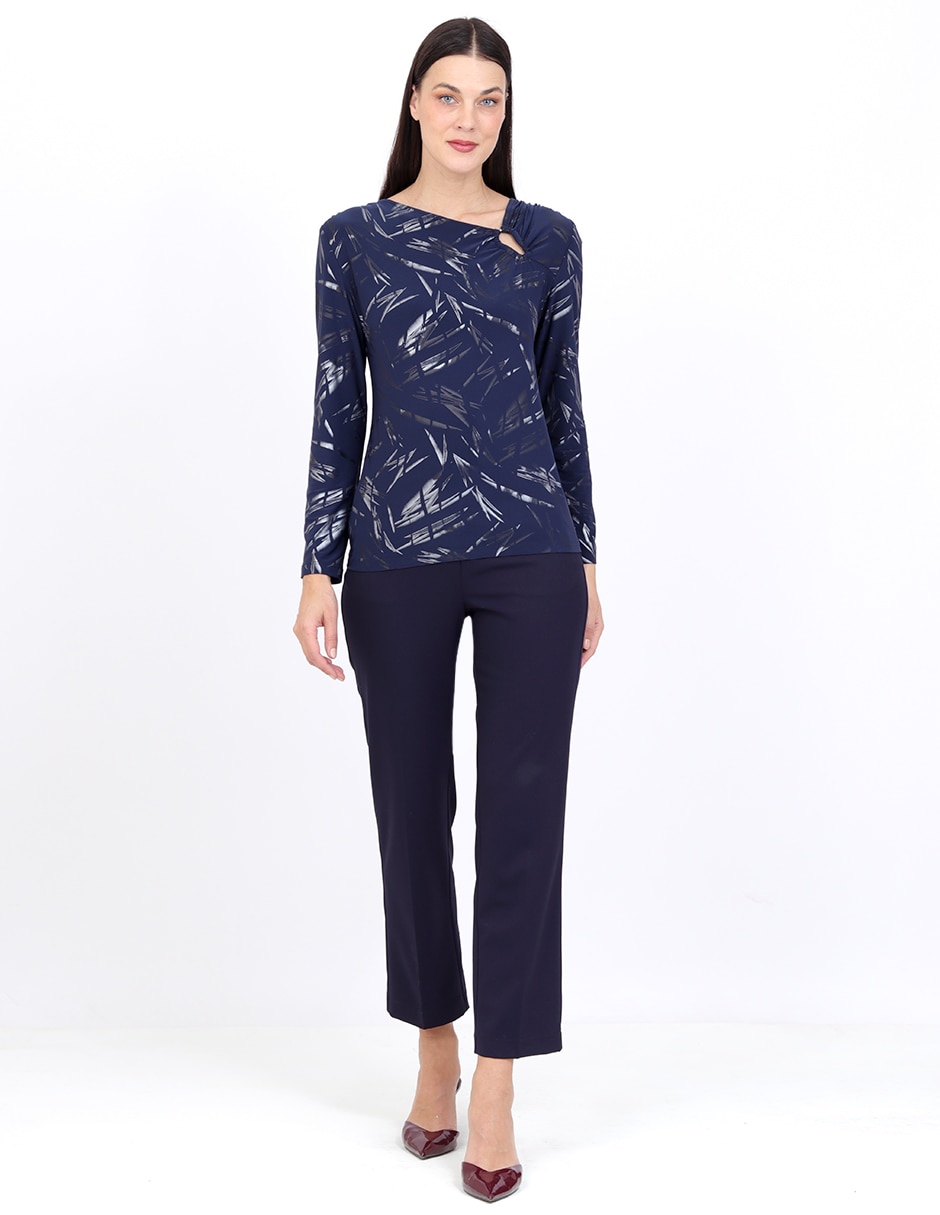 Blusa manga larga para mujer 5