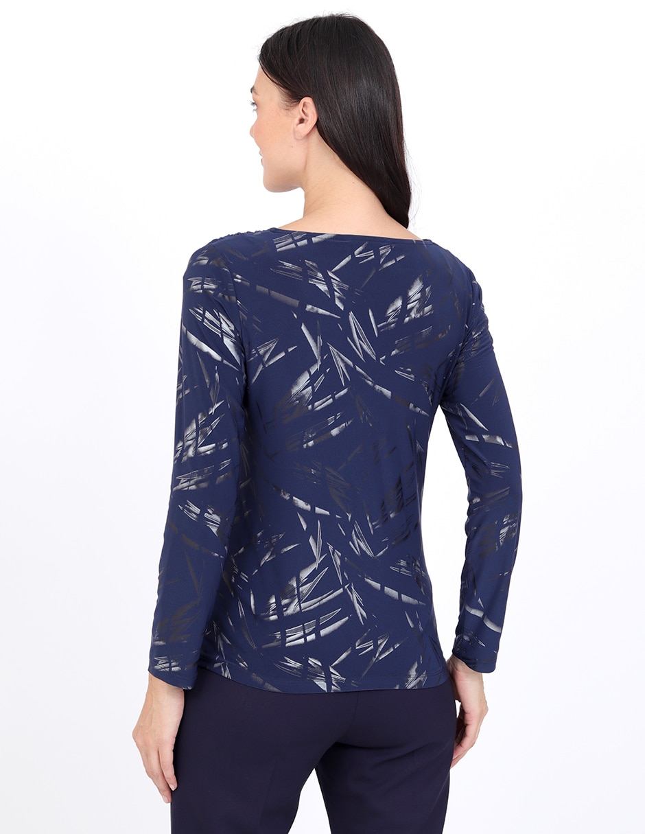 Blusa manga larga para mujer 6