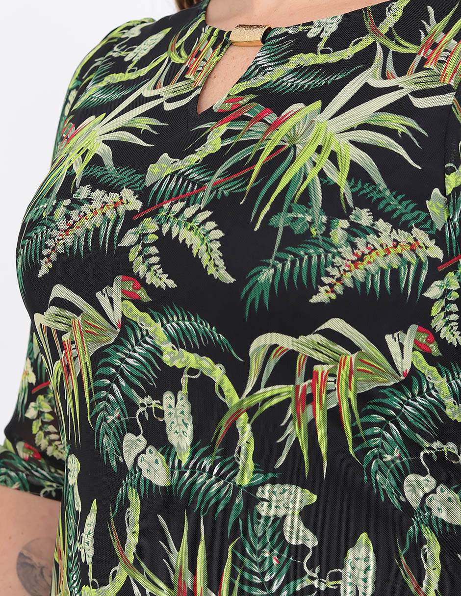 Blusa manga corta para mujer 2