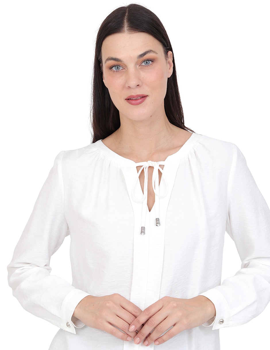 Blusa manga larga para mujer 4