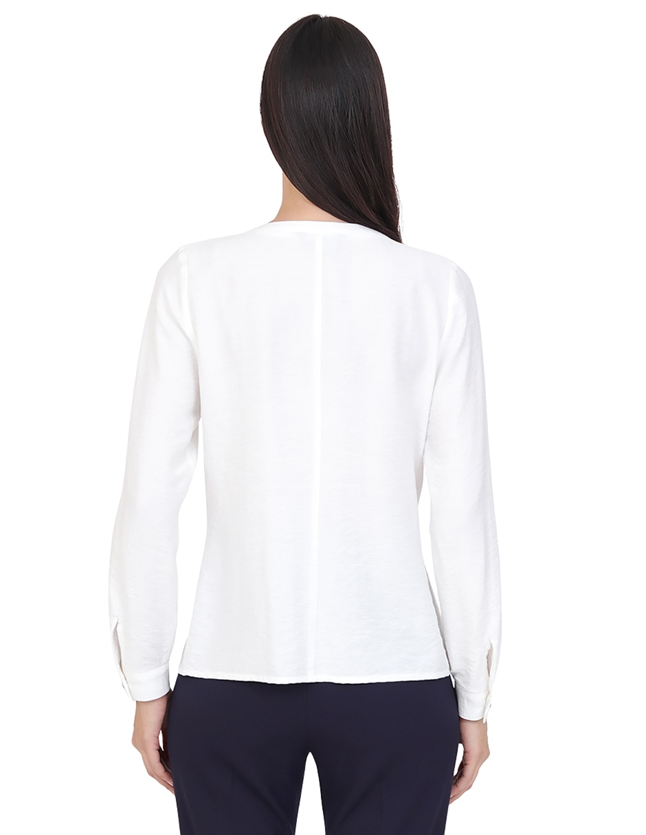 Blusa manga larga para mujer 5