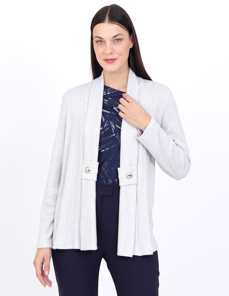 Suéter cuello abierto para mujer