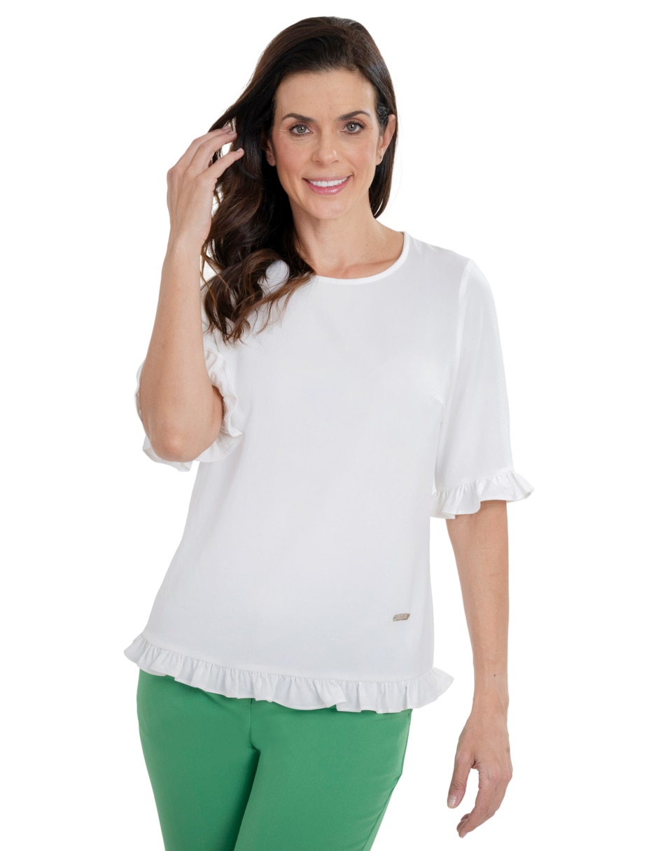 Blusa manga corta para mujer Blusa manga corta para mujer